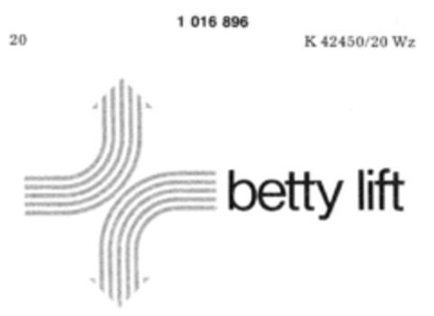 betty lift Logo (DPMA, 06.09.1980)