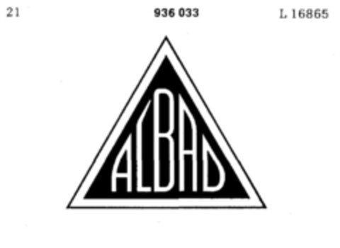 ALBAD Logo (DPMA, 14.02.1970)