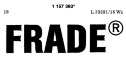 FRADE Logo (DPMA, 03/03/1990)