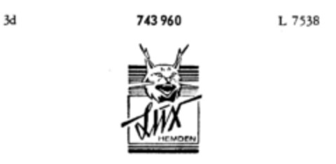 Lux HEMDEN Logo (DPMA, 14.03.1959)