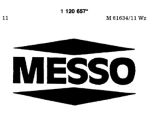 MESSO Logo (DPMA, 16.10.1987)