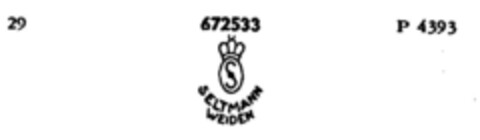 SELTMANN WEIDEN Logo (DPMA, 26.04.1954)