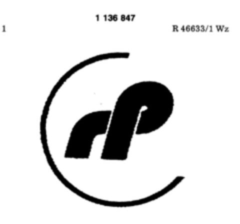 rP Logo (DPMA, 27.04.1988)