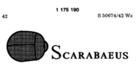 SCARABAEUS Logo (DPMA, 30.07.1990)