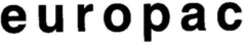 europac Logo (DPMA, 05.02.1986)