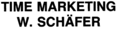 TIME MARKETING W. SCHÄFER Logo (DPMA, 22.07.1987)