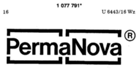 Perma Nova Logo (DPMA, 04.04.1985)