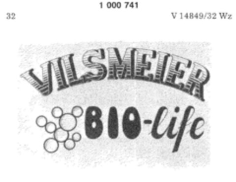 VILSMEIER BIO-life Logo (DPMA, 10/08/1975)