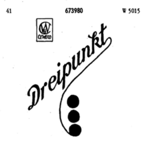 Dreipunkt CEWECO Logo (DPMA, 22.02.1954)