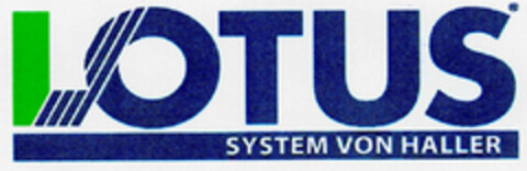 LOTUS SYSTEM VON HALLER Logo (DPMA, 06.08.2001)