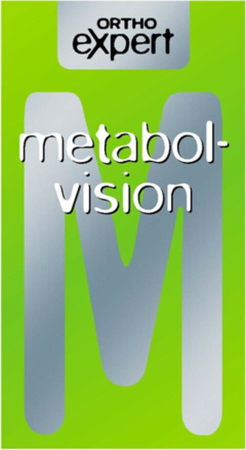 ORTHO expert metabol- vision Logo (DPMA, 02.03.2012)