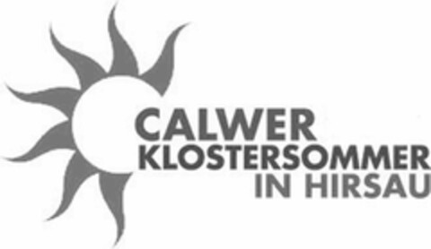 Calwer Klostersommer in Hirsau Logo (DPMA, 02/02/2014)