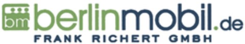 bm berlinmobil.de FRANK RICHERT GMBH Logo (DPMA, 22.08.2016)