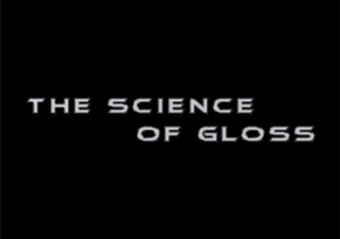 THE SCIENCE OF GLOSS Logo (DPMA, 05/17/2016)