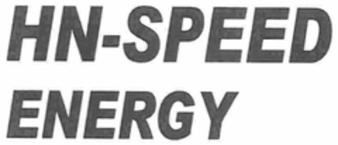 HN-SPEED ENERGY Logo (DPMA, 07/04/2019)