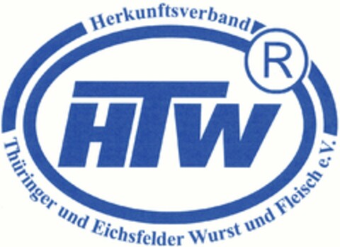 HTW Herkunftsverband Thüringer und Eichsfelder Wurst und Fleisch e.V. Logo (DPMA, 24.11.2003)