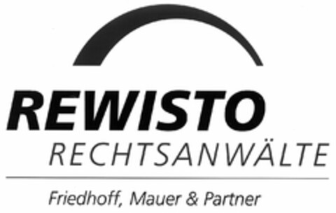 REWISTO RECHTSANWÄLTE Friedhoff, Mauer & Partner Logo (DPMA, 15.11.2005)