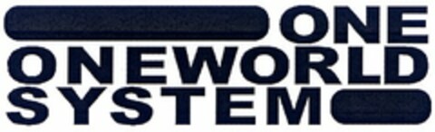 ONE ONEWORLD SYSTEM Logo (DPMA, 03/30/2006)