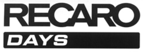 RECARO DAYS Logo (DPMA, 12/21/2006)