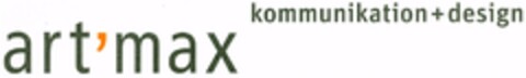 art'max kommunikation+design Logo (DPMA, 06.07.2007)