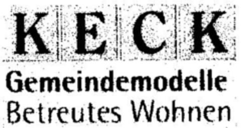 KECK Gemeindemodelle Betreutes Wohnen Logo (DPMA, 26.04.1995)