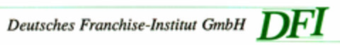 DFI Deutsches Franchise-Institut GmbH Logo (DPMA, 03/21/1995)