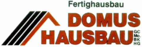 Fertighausbau DOMUS HAUSBAU Logo (DPMA, 06.03.1996)