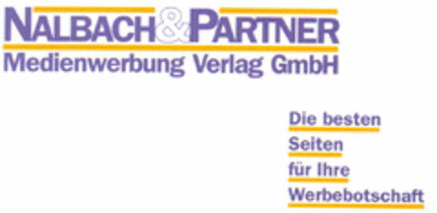 NALBACH & PARTNER Medienwerbung Verlag GmbH Logo (DPMA, 03/20/1996)