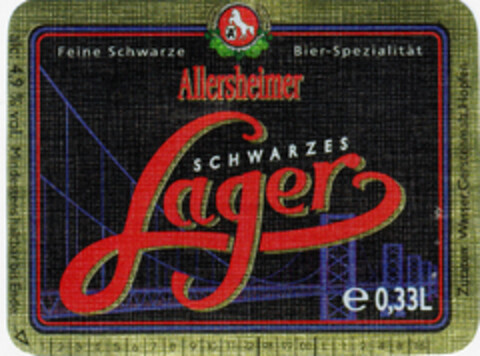 Allersheimer SCHWARZES Lager Logo (DPMA, 18.03.1999)