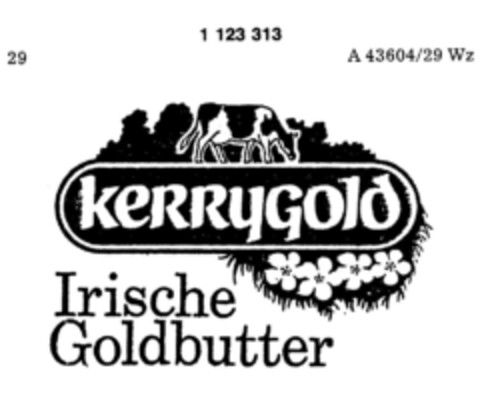 KERRYGOLD Irische Goldbutter Logo (DPMA, 22.10.1987)