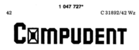 COMPUDENT Logo (DPMA, 02/22/1983)