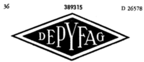 DEPYFAG Logo (DPMA, 02/27/1928)