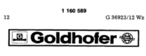G Goldhofer GLOBAL TRAILER Logo (DPMA, 16.06.1989)