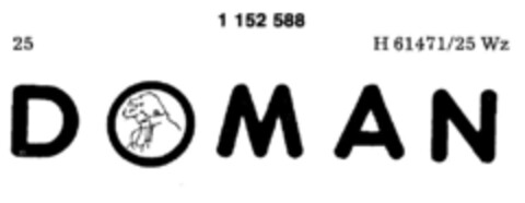 DOMAN Logo (DPMA, 14.04.1989)