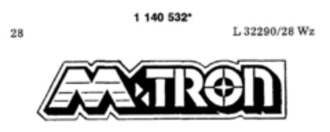 M TRON Logo (DPMA, 24.05.1989)