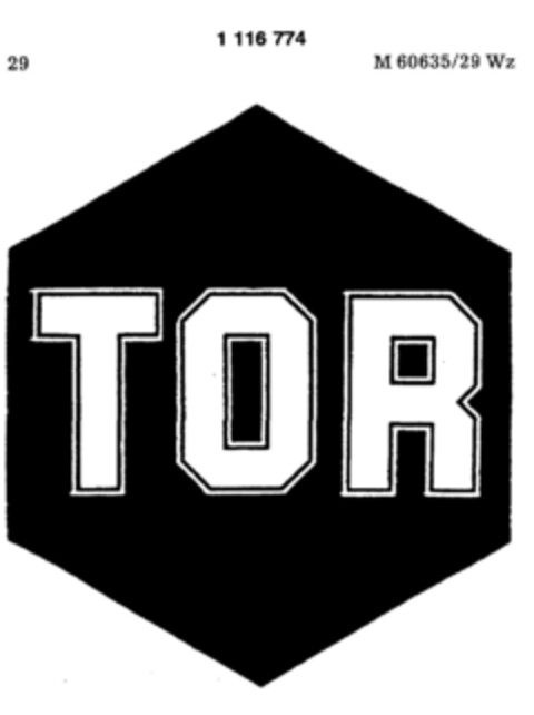 TOR Logo (DPMA, 08.05.1987)