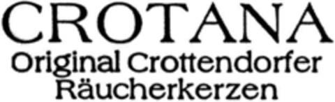 CROTANA Original Crottendorfer Räucherkerzen Logo (DPMA, 06/01/1993)