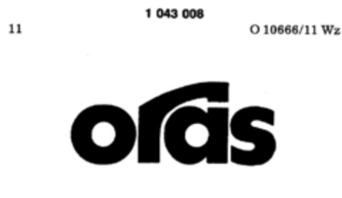 oras Logo (DPMA, 21.12.1981)