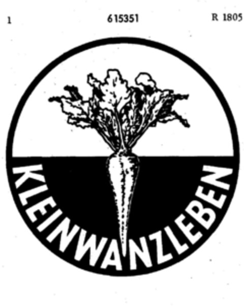 KLEINWANZLEBEN Logo (DPMA, 28.02.1951)