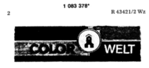 COLOR WELT Logo (DPMA, 19.08.1985)