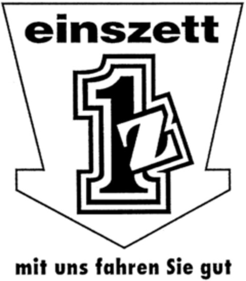 einszett Logo (DPMA, 10.08.1991)