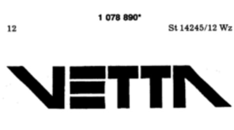 VETTA Logo (DPMA, 04.04.1985)