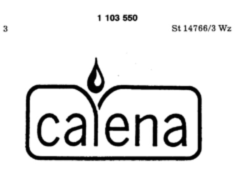 calena Logo (DPMA, 12.08.1986)