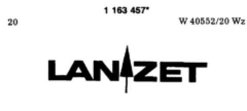 LANZET Logo (DPMA, 06.07.1990)