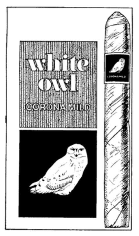 white owl CORONA MILD Logo (DPMA, 04.04.1983)