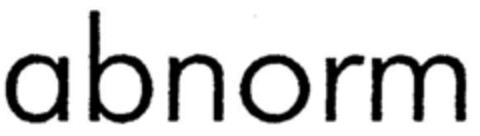 abnorm Logo (DPMA, 12.01.2000)