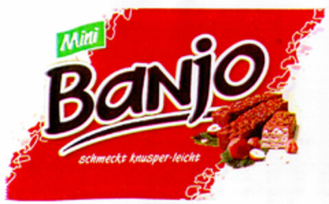 Mini Banjo schmeckt knusper-leicht Logo (DPMA, 03/28/2001)