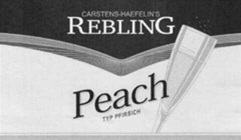 CARSTENS-HAEFELIN'S REBLING Peach TYP PFIRSICH Logo (DPMA, 21.11.2012)