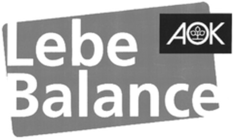 AOK Lebe Balance Logo (DPMA, 02.10.2013)