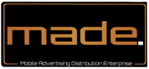 made. Mobile Advertising Distribution Enterprise Logo (DPMA, 11/04/2015)
